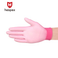 Hespax Factory por atacado Nylon Pu Stretch Electronic Luvas